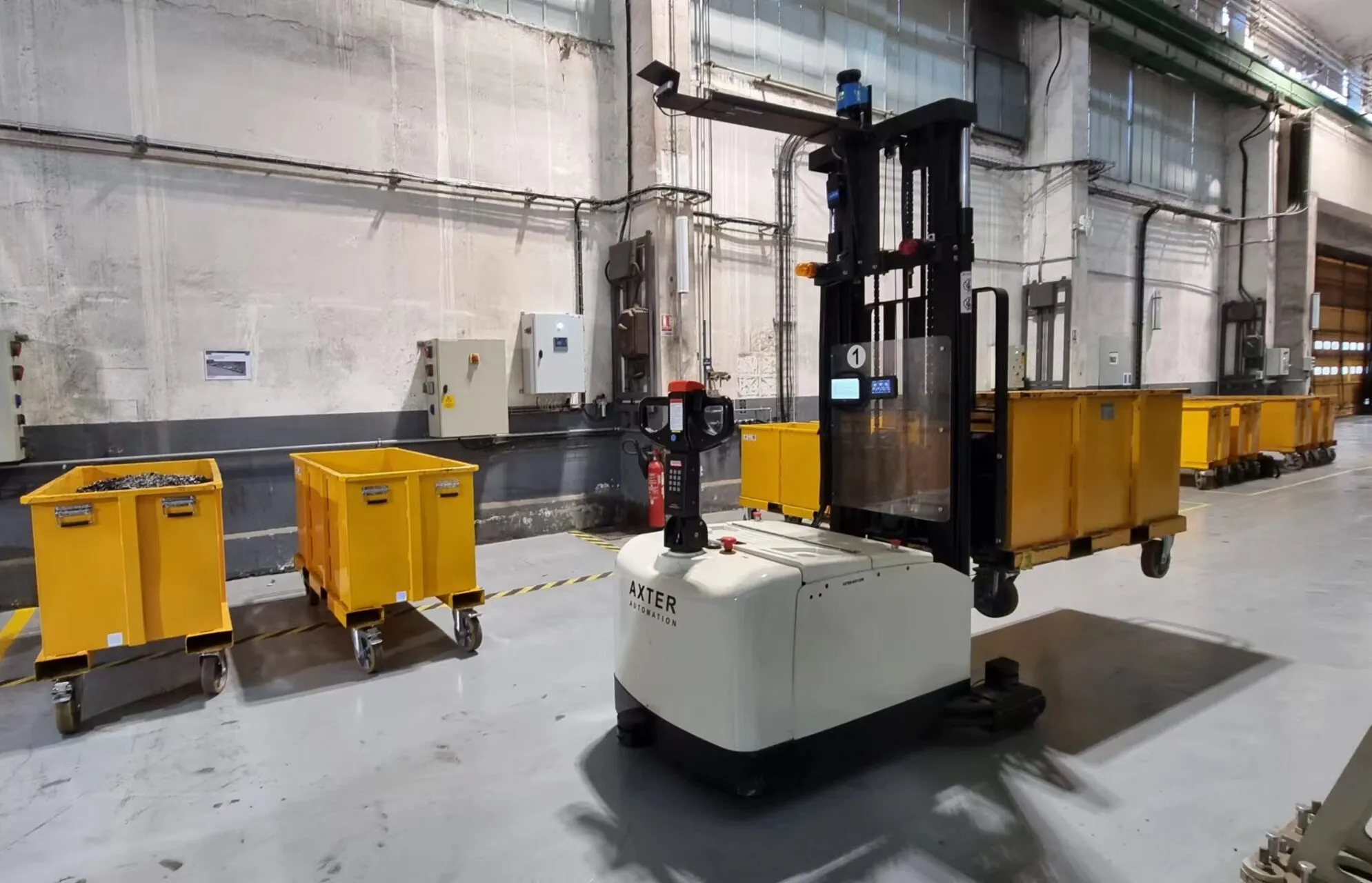 AGV porte à faux flexible qui prends en charge un large éventail de charges